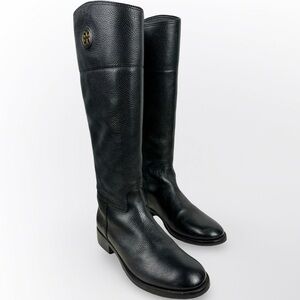 Tory Burch Women’s Riding Boots Black Leather size 7.5